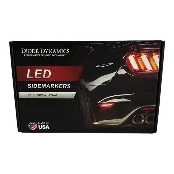 DIODE DYNAMICS Performance Lighting 2015+ FORD MUSTANG Vehicle Led SIDEMARKERS - Picture 2 of 4